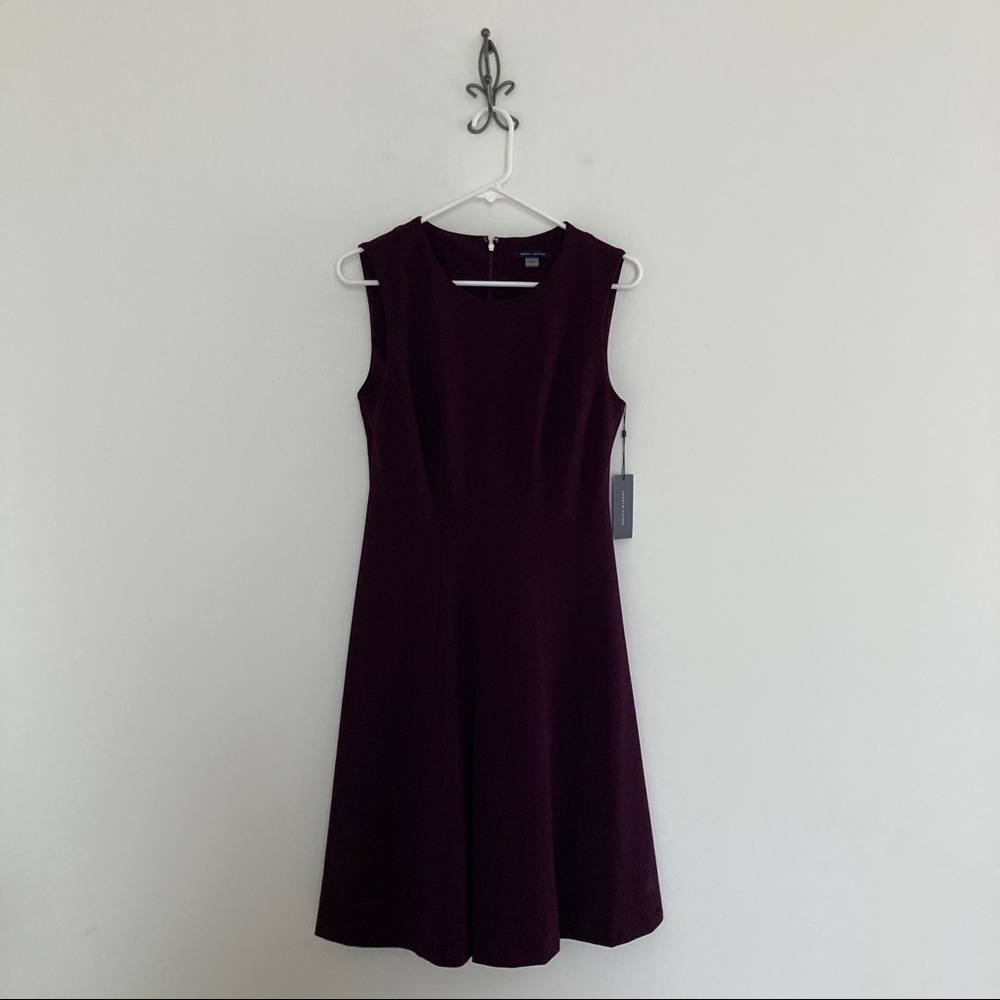 Tommy Hilfiger Sleeveless Dress Size 6 Eggplant